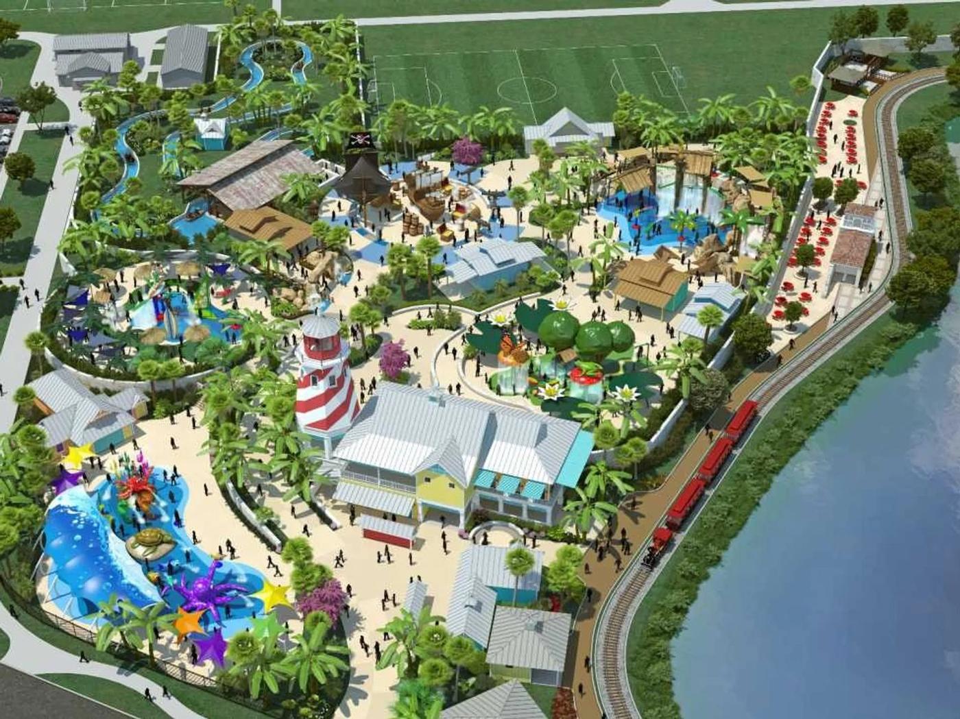 Design rendering of the 2026 Inspiration Island additions.