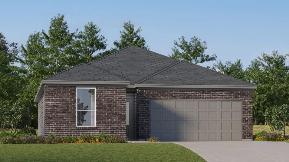 Rendering of a home elevation in the community.